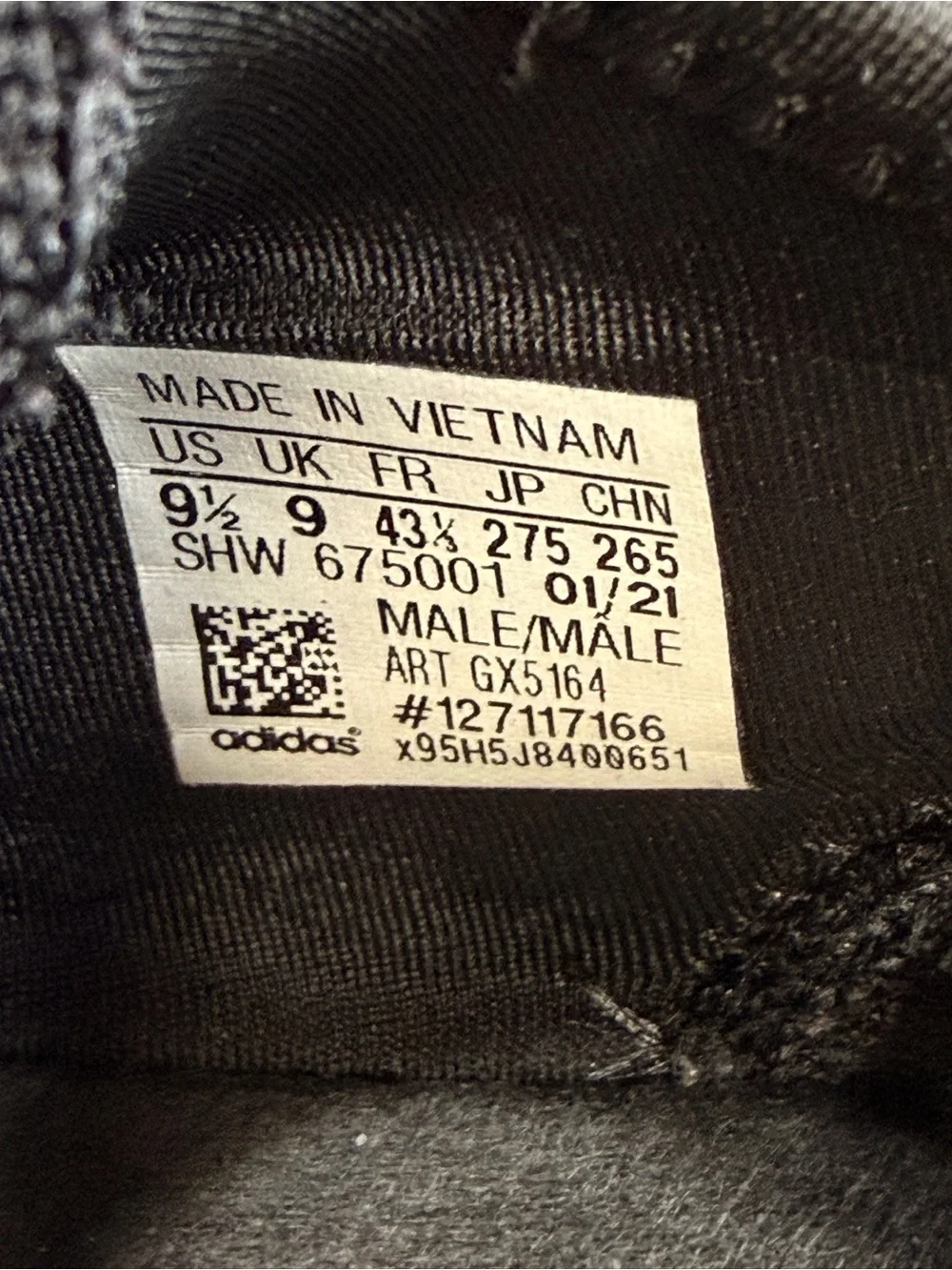 Adidas NMD_V3 Core Black Iridescent Speckled Boost Sneakers GX5164 Size 9.5